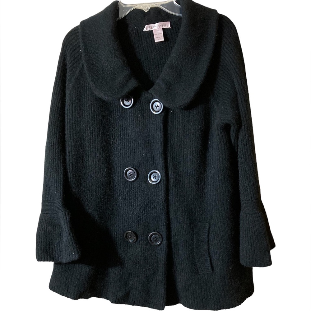 Qi Cashmere Sweater Black Size Medium